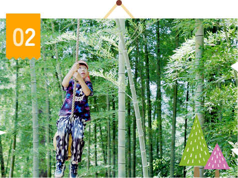 柿の実幼稚園の裏山で四季を感じる多彩な遊び