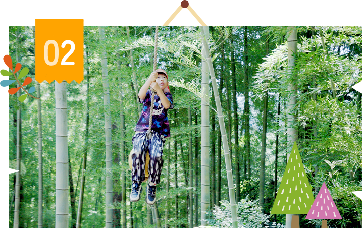 柿の実幼稚園の裏山で四季を感じる多彩な遊び