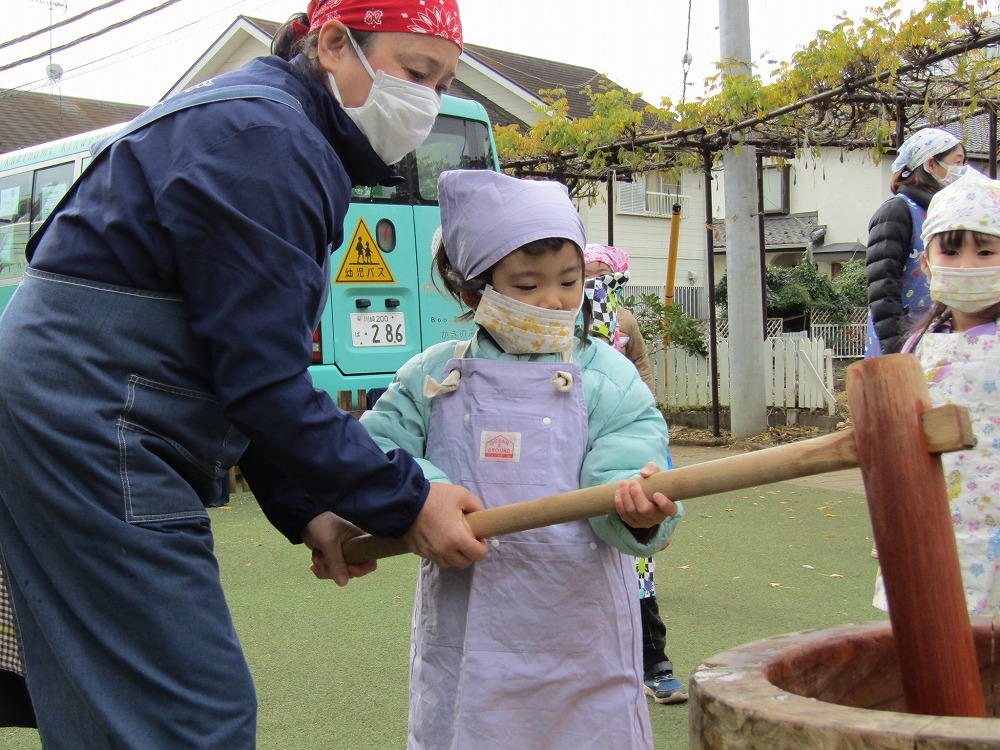 おもちつき(幼児)